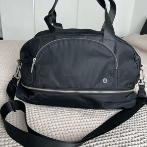 lululemon athletica Black Duffel Bag